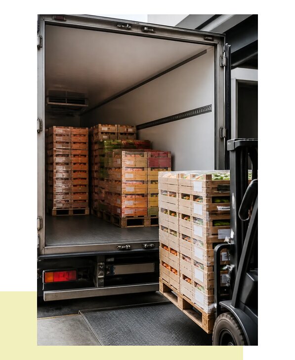 Перевозка сельхозпродукции на паллетах с доставкой в Выксу